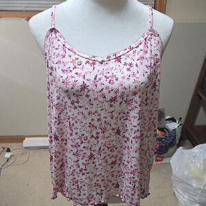 Floral Camisole Top in Pink